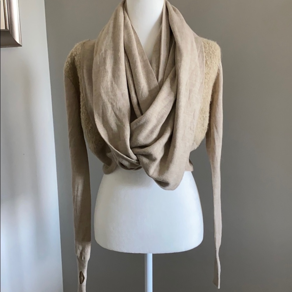 Wrap sweater